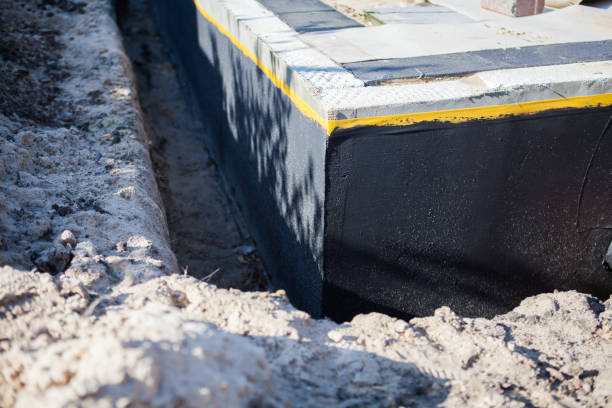 Professional Waterproofing technician working in East Hanover, NJ